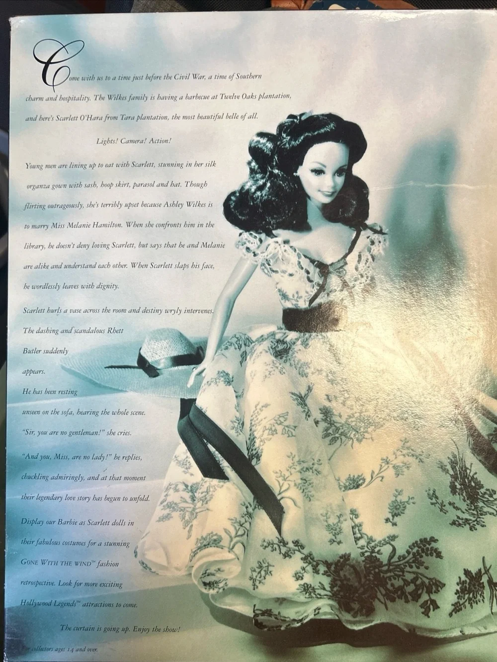 1994 Mattel Barbie as Scarlet O’Hara Gone with the Wind Doll Hollywood Legends